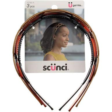 Scunci Beauty Oval Headbn Size 3Ct Scunci Effortless Beauty Oval Weave Headbands 3Ct #TOP5