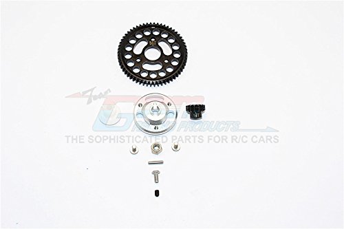 Traxxas Craniac Upgrade Parts Aluminium Spur Gear Adapter+Steel Gear 58T & 14T - 1 Set Silver