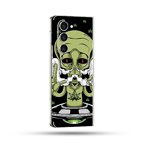 Image of MightySkins Skin Compatible With Samsung Galaxy Z Fold 5 Full Wrap - Come In Peace | Protective, Durable, and Unique Vinyl Decal wrap cover | Easy To Apply, Remove, and Change Styles | Made in the USA