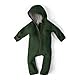 Ehrenkind® WALKOVERALL | Baby Wollwalk-Overalls aus Merino Schurwolle mit Reißverschluss | Walk Wolle Woll-Anzug für Kleinkind und Baby | Waldgrün Gr. 50-56