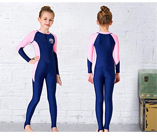Youth Girls Boys One Piece Water Sports Sun Protection Rash Guard UPF 50+ Long Sleeves Full Suit Swimsuit Wetsuit2