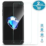 iPhone 7 Screen Protector, Splaks [2-Pack] Tempered Glass Screen Protector Free Installation Easy Bubble and 9H Hardness 4.7