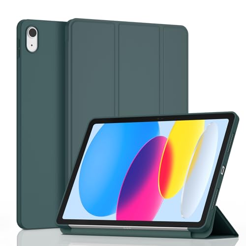 CACOE Ultra-dünne IPad Hülle Für 11. & 10. Generation – Mit Standfunktion & Schutzfolie, Schwarz