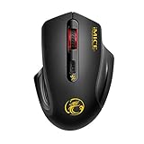 QZVOO Funkmaus PC Maus Kabellos Computermaus Kabellos Wireless Mouse 2.4G Funkmaus für Laptop Funk Maus USB Drahtlos ohne klickgeräusche lautlose PC Microsoft Computer schnurlose