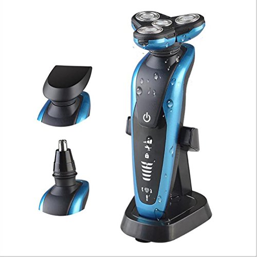 LL-Elektro-Rasierer, Rasiermesser Charge Dreh-Rasierer, 100% wasserdicht nass und trocken elektrische Rasierklinge