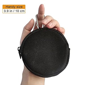 Wallfid dog treat pouch small bag2pcs pet walking bag for dog and cat pocket size washable unscented reusable travel walking bag portable training bagblack   cucciolini doodles