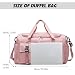 Suweir Sporttasche Damen Herren 42L Reisetasche mit Schuhfach Nassfach Wasserdicht Trainingstasche Travel Duffle Bag mit Rucksack Weekender Schwimmtasche Fitnesstasche für Reisen, Fitness, Sport