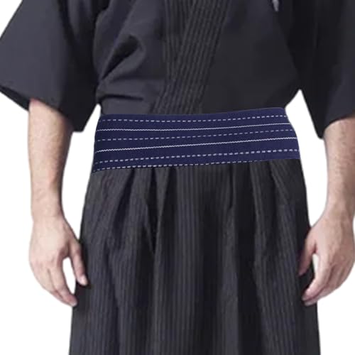 Kimono Belt, 13ft Length Traditional Waist Tie Obi Belt Comfortable Cotton Fabric, for Festivals, Ceremonies, and Cosplay2