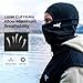 KastKing Winter Mountain Mist Balaclava Face Mask for Men & Women-Ideal Cold Weather Gear for Ice Fishing,Snowmobiling,Skiing Black