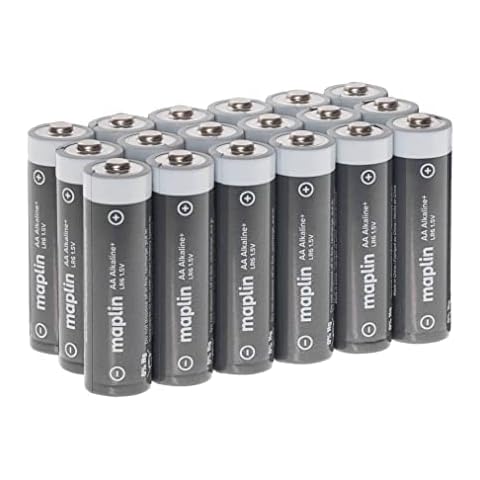 Maplin 18x AA LR6 Alkaline Batteries Cover