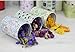 Leyoubei Lovely Cartoon Simple Retro Double Cover Home Kitchen Storage Containers Colorful Tins Round Tea Tins Set of 6