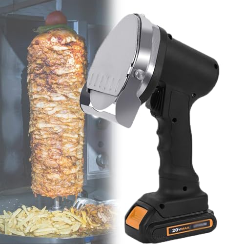 Cortadora eléctrica de kebab inalámbrica y ajustable