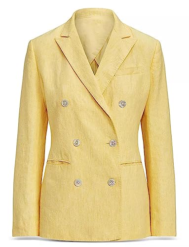 Manteau de costume en lin noble et finitions double boucle durables