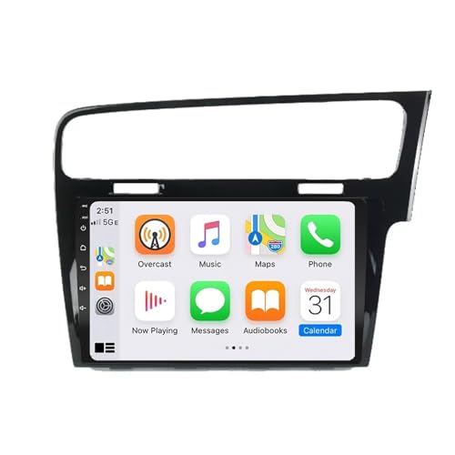 GPS Camping Car pour Golf 7 Autoradio Tactile pour Remplacer la Console d'Origine