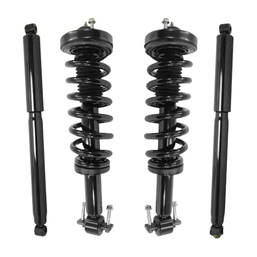 Front Rear Left Right Quick Strut - Complete Struts & Coil Spring Assembly for Ford F-150 2015 2016 2017 2018 2019 2020 2.7L 3.5L V6 5.0L V8, for Ford F-150 2018 2019 2020 3.0L 3.3L V6 4X
