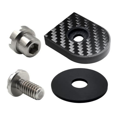 Unrestricted Walk Stainless Steel Security Seat Screw Bolt Carbon Fiber Trim For Touring/bagger Road king、Road Glide、Street Glide，Softail，Dyna，Sportster Anti-theft screw