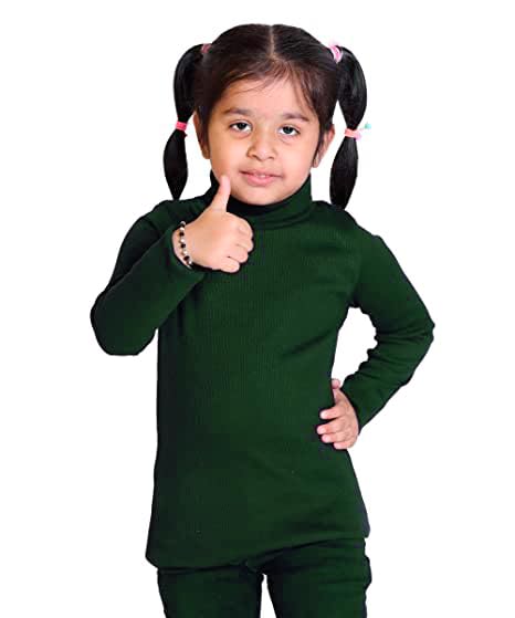 rzlecort Winter Wear Cotton Full streachble High Neck Sweater Full Sleeves T-Shirt for Kids Boys and Girls-picture-7