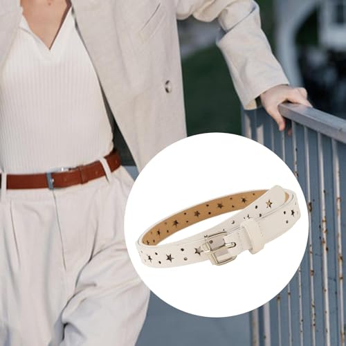 Women Skinny Belt Adjustable Artifical Leather for Trousers Pants Casual Outings2