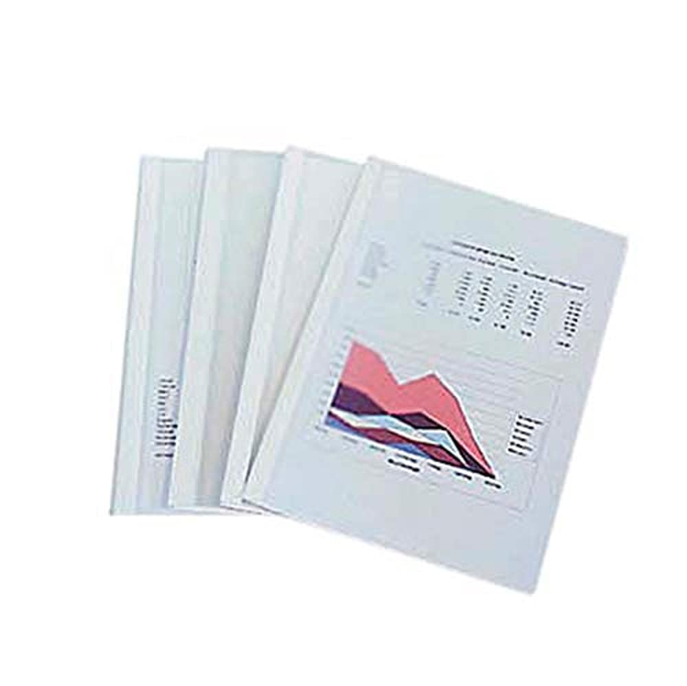 Leitz 177158 Thermobindemappe Standard, A4, Rückenbreite 1,5 mm, 100 Stück, weiss