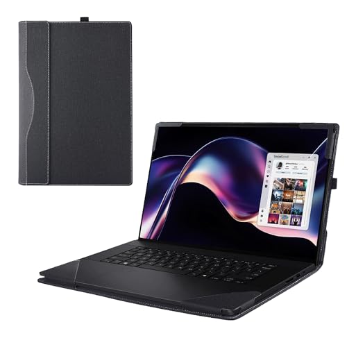 Funda para Laptop Dell XPS 14" 2026 PU Cuero Negra miniatura 1