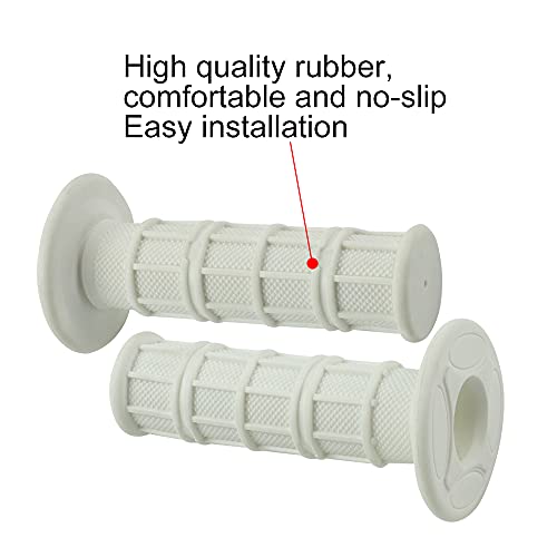 Image of FLYPIG Universal 22mm 7 /8 inch Motorcycle Handlebar Grips Bike Grips Non Slip Rubber Hand Grips for Honda Yamaha Suzuki Kawasaki KLX CRF YZF XR Polaris Arctic Cat Off Road Dirt Bike Handle Grips