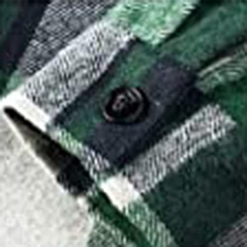 Zddo Flannel Jackets For Mens Plaid Shirt Jacket Fall Winter Fashion Button Down Warm Patchwork Casual Shackets Argyle Geometric Bowling Fishing Usa Letter Print On Back Regular-Fit Paisley #TOP4