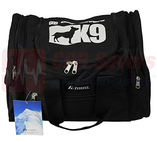 CPR Savers 48-Piece Deluxe K9 Dog Trauma First Aid Kit - Home, Outdoors, Hiking, Camping, Walking, Running, Dog Park, Hunting, Travel, Backpacking, Trauma, or Emergency Use