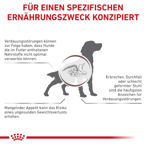 Royal Canin Veterinary Gastrointestinal Moderate Calorie Hund | 2 kg | Diät-Alleinfuttermittel | Ausgewachsene Hunde | Unterstützung der Verdauung