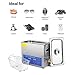 Flexzion Commercial Ultrasonic Cleaner 6L Large Capacity Stainless Steel with Heater and Digital Timer for Electronic Tool Jewelry Watch Glasses Lens Rings Dental Lab Hospital Instruments