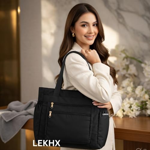Image of LX LEKHX Women's Tote Bags - Stylish Handbags for Office, College & Party Use | Spacious & Trendy Shoulder Bag for Work, Casual & Evening | Durable, Lightweight & Fashionable Tote for Women