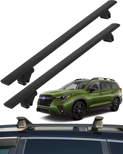 FelicValo FelicValo 330lbs All-Metal Roof Rack Cross Bars Fit for Subaru Ascent 2019-2026 Heavy Duty Aluminum Extended Crossbars for Cargo Carrier Kayak Rack No Lock