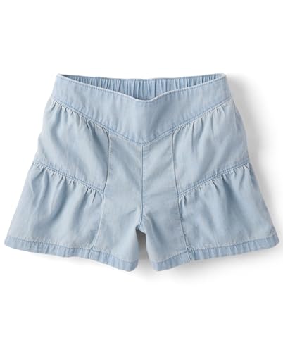Image of The Children's Place Girls' Pull on Denim Shorts