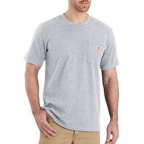 Carhartt mens Relaxed Fit Heavyweight T-shirt (Big & Tall) Work Utility T-Shirt