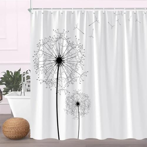 Rideau de douche imperméable anti-éclaboussure 155x240 cm