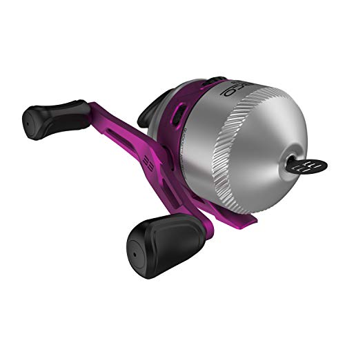 Zebco 33 Spincast Fishing Reel, Quickset Anti-Reverse with Bite Alert, Smooth Dial-Adjustable Drag