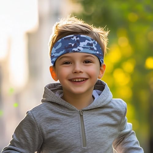LedBack Childrens Sports Headbands Athletic Sweatbands Headband Trendy Elastic Headscarf for Girls and Boys2