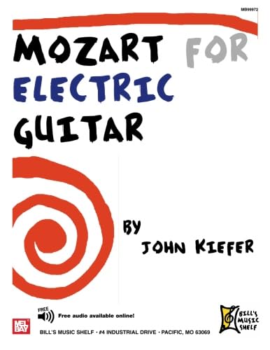 Mozart for electric guitar guitare