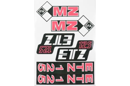 MZ ETZ 125 Aufkleber Komplettsatz