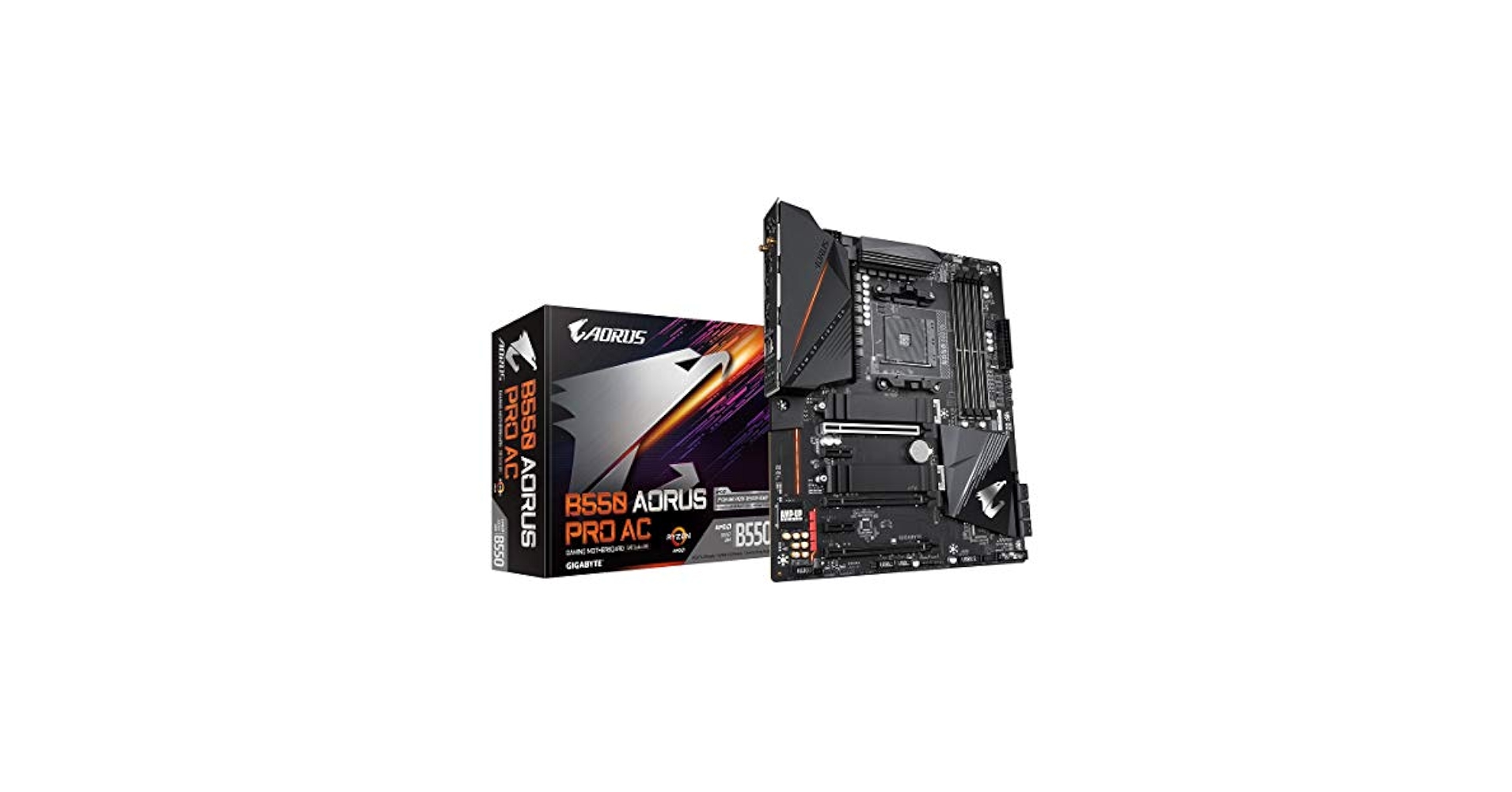 Amazon.com: GIGABYTE B550 AORUS PRO AC (AM4 AMD/B550/ATX