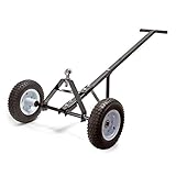 rangierhilfe anhänger elektrisch Kugelgelagerte Luftreifen Rangierhilfe für Wohnwagen 110x72x30cm mit Handgriff 270kg Rangierwagen Anhänger Trailer