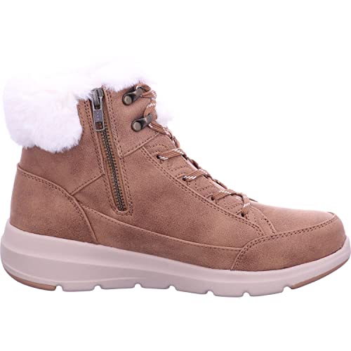 Skechers Femme Glacial Ultra Cozyly Baskets, Chestnut Textile, 40 EU