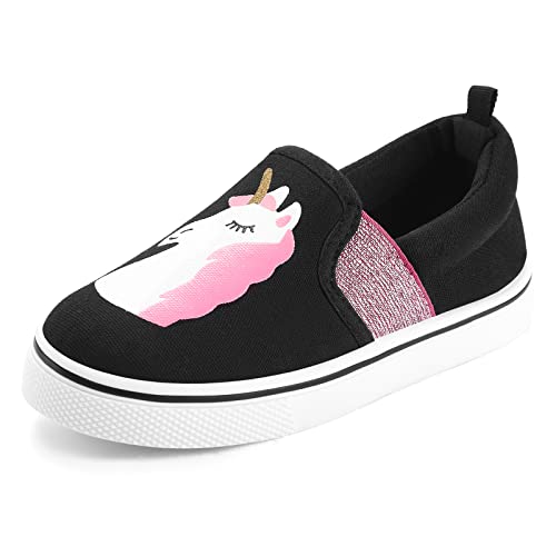 Image of K KomForme Toddler Sneakers for Girls Boys Slip On Canvas Walking Shoes | Lightweight, Comfortable