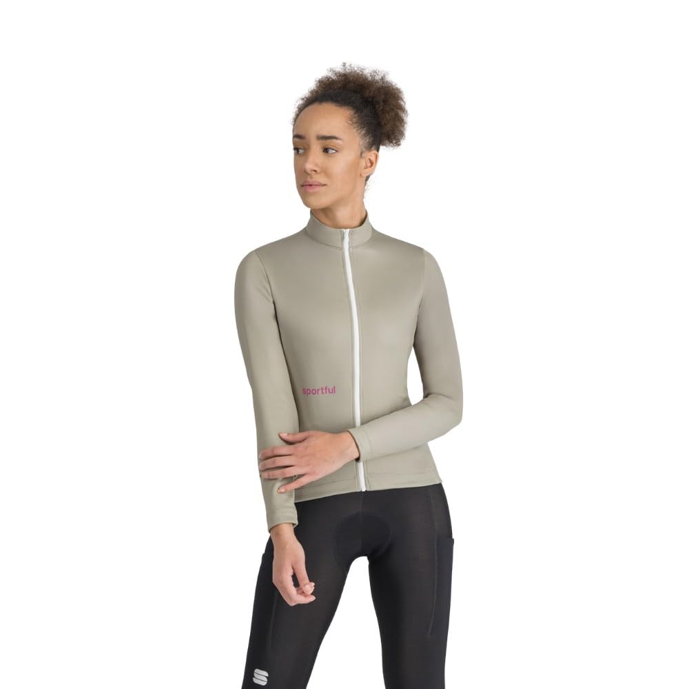 Sportful - Maglia termica a maniche lunghe, colore: Verde