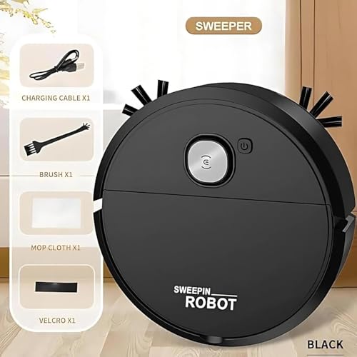 Image of Drumstone (Special 10 Years Warranty Rechargeable Smart Robot Vacuum Cleaner |3-in-1 Sweeping, Mopping, Suction | Intelligent Navigation for Efficient Home Cleaning