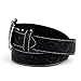 ARIAT Men's Floral Embossed Leather Belt with Antiqued Silver Buckle, Black, 34