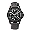 Black Perforated Leather