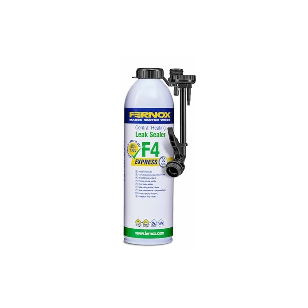 Fernox Heizungsdichtmittel F4 Express, 400 ml, weiß, Silikon, Dichtstoff, 2076476031