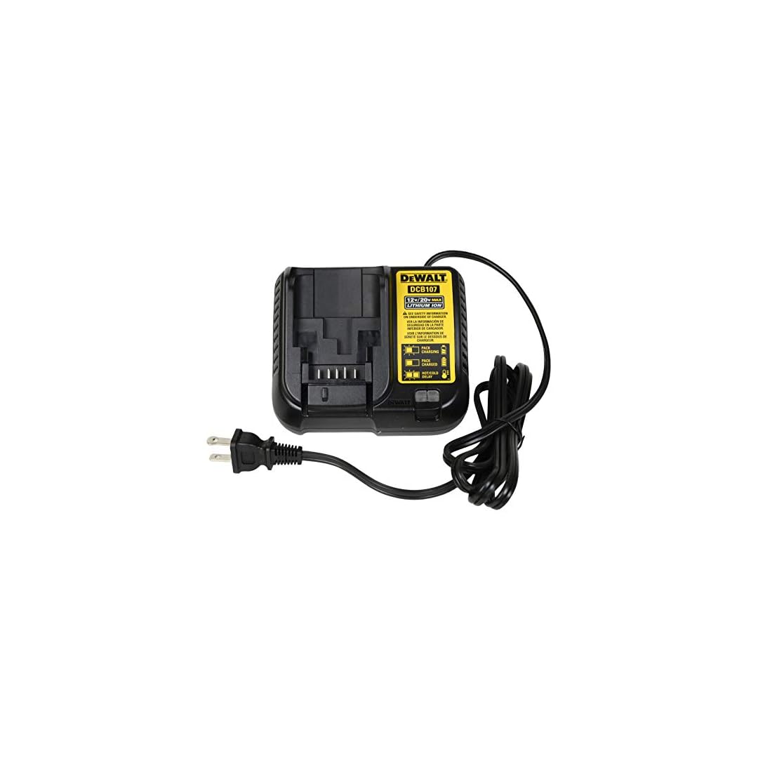 DeWALT DCB107 12V/20V MAX Lithium Ion Charger (Bulk Packed)