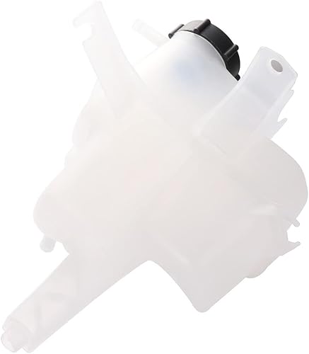 Miniatura 2 de NOTUDE Depósito de refrigerante con tapa, tanque de desbordamiento de radiador de plástico para reemplazar YL8Z8100AA compatible con 2010 para