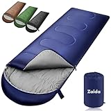 寝袋 シュラフ 夏用 冬用 【4in1多機能・230T防水】 オールシーズン 来客用布団 封筒型 超軽量 超暖かい 耐寒防水 コンパクト 簡単収納 車中泊 防災用 アウトドア キャンプ 丸洗い可能 収納袋付き 春夏秋冬の使用可能 1Kg /1.4Kg/ 1.8Kg 登山 車中泊 防災用 避難用 防寒 (ブルー, 1.4KG)